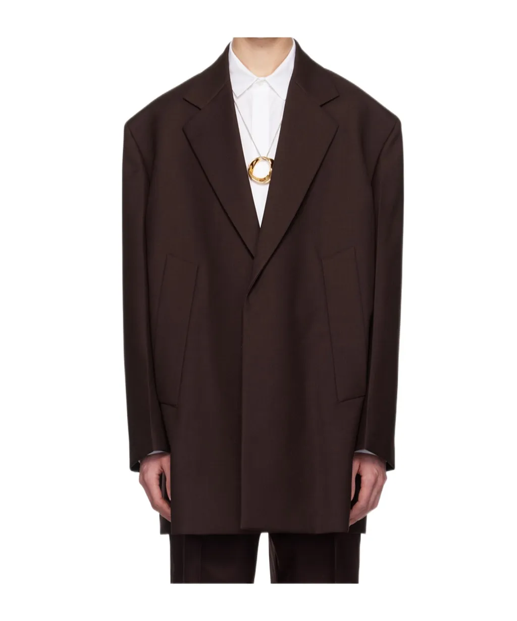 Long-Sleeved Suit Coat