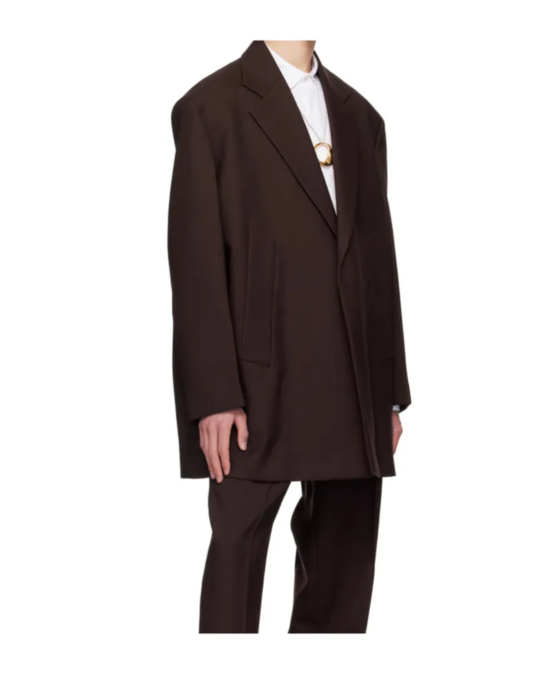 Long-Sleeved Suit Coat