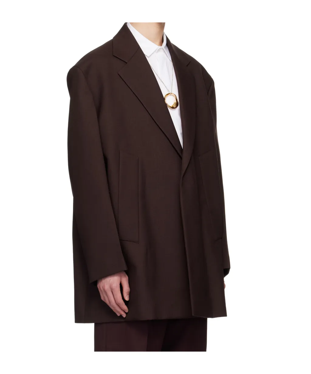 Long-Sleeved Suit Coat