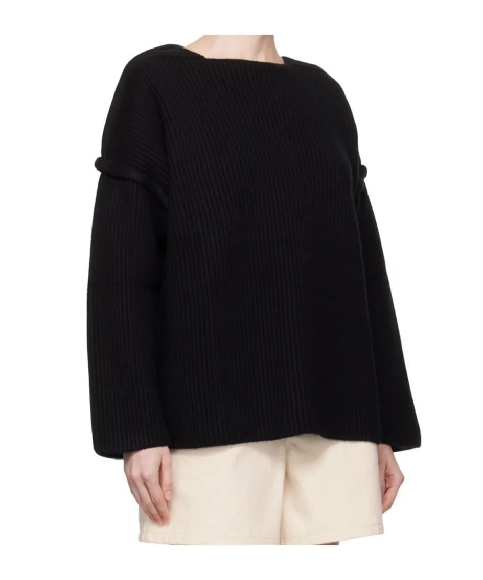 Drop Shoulder Crew-Neck Jumper