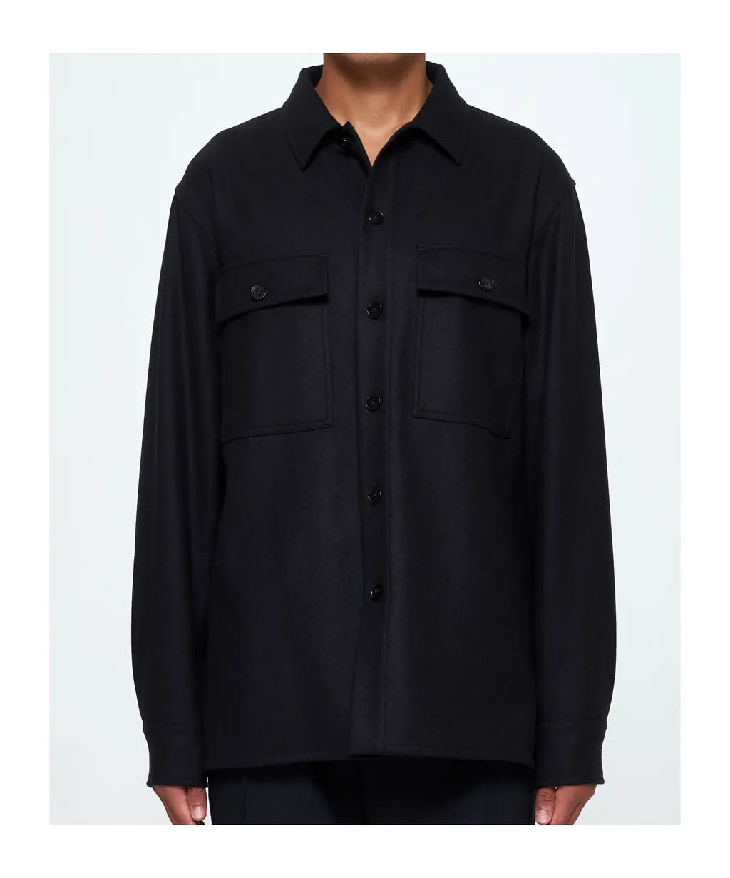 Buttoned Flannel Shirt
