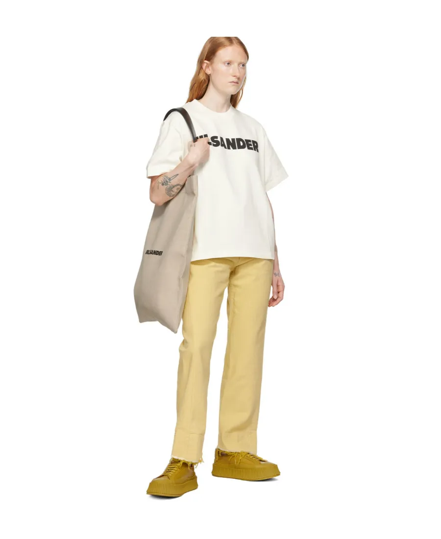 High-Waisted Straight-Leg Trousers