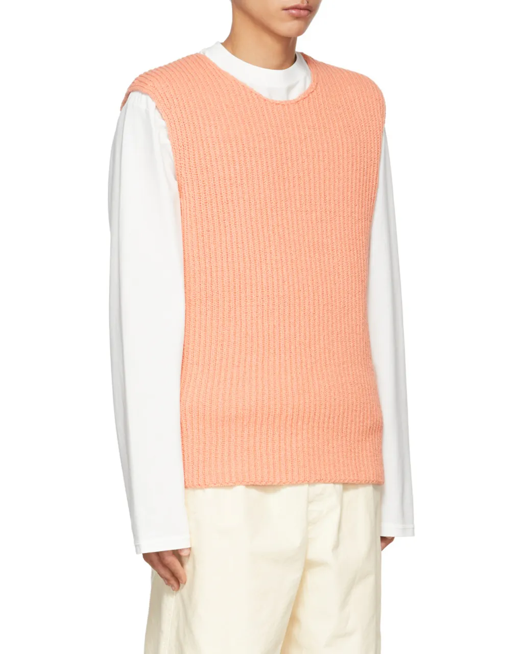 Ribbed Knitted Vest