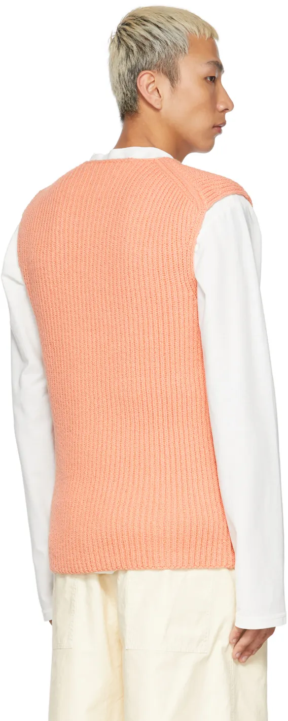 Ribbed Knitted Vest