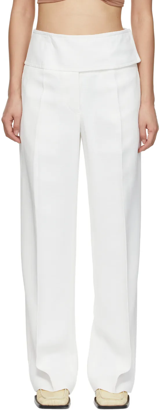 Logo Straight Casual Pants