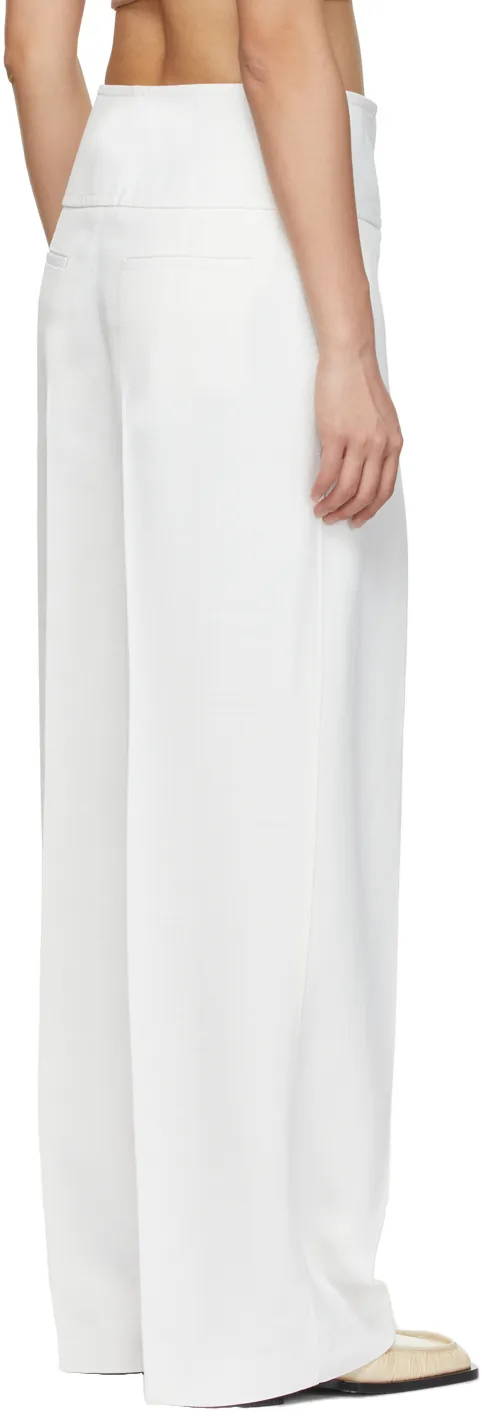 Logo Straight Casual Pants