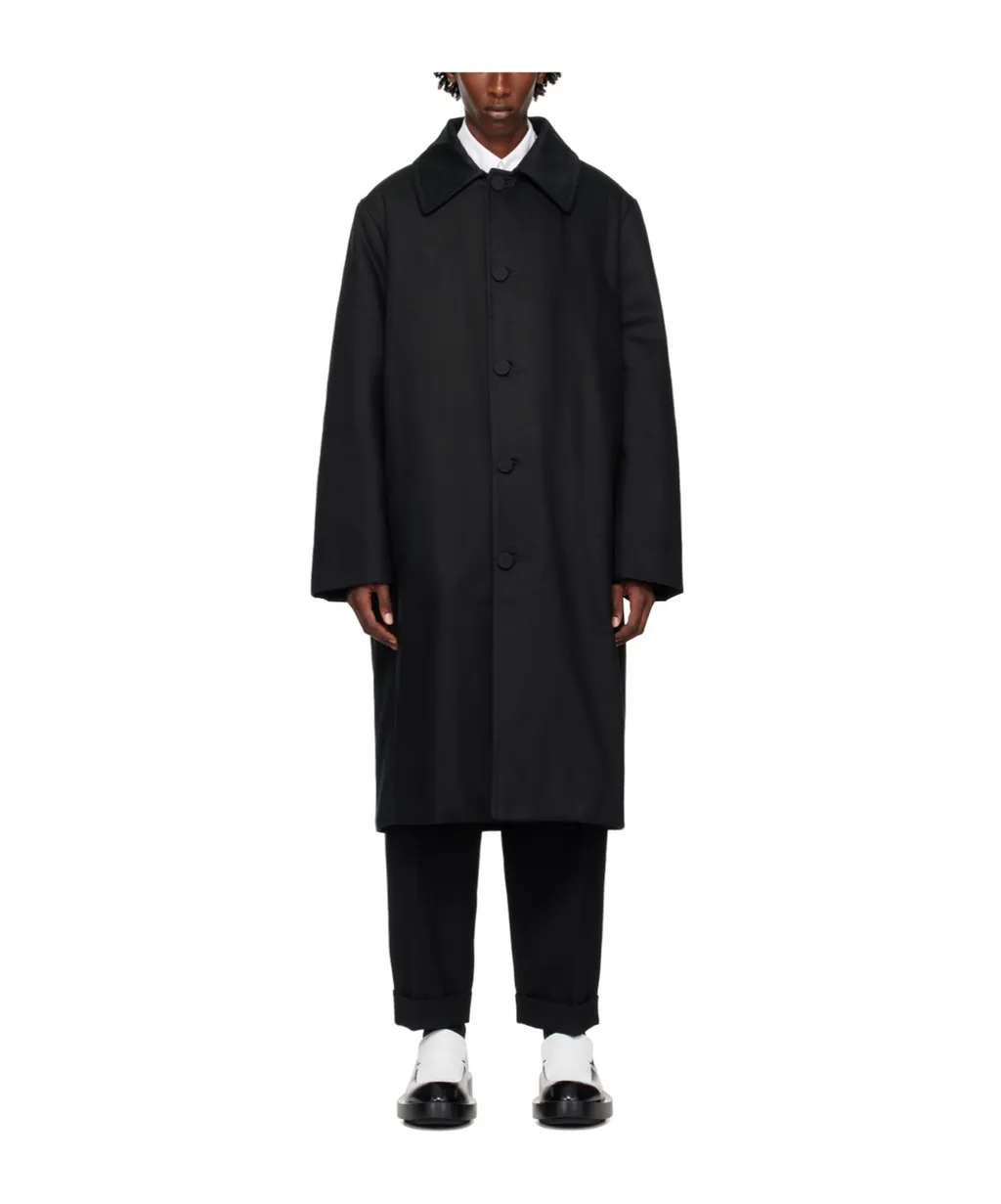 Lapel Button-Down Coat