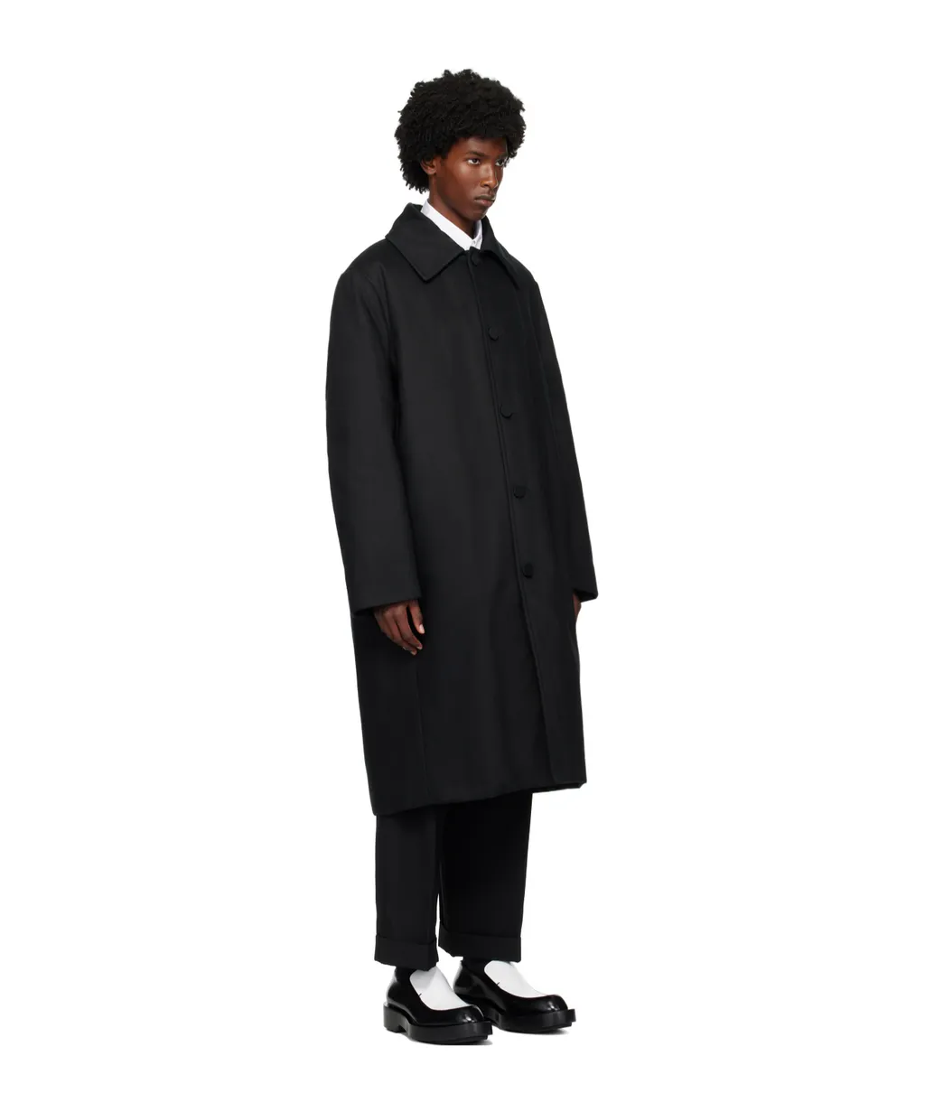 Lapel Button-Down Coat