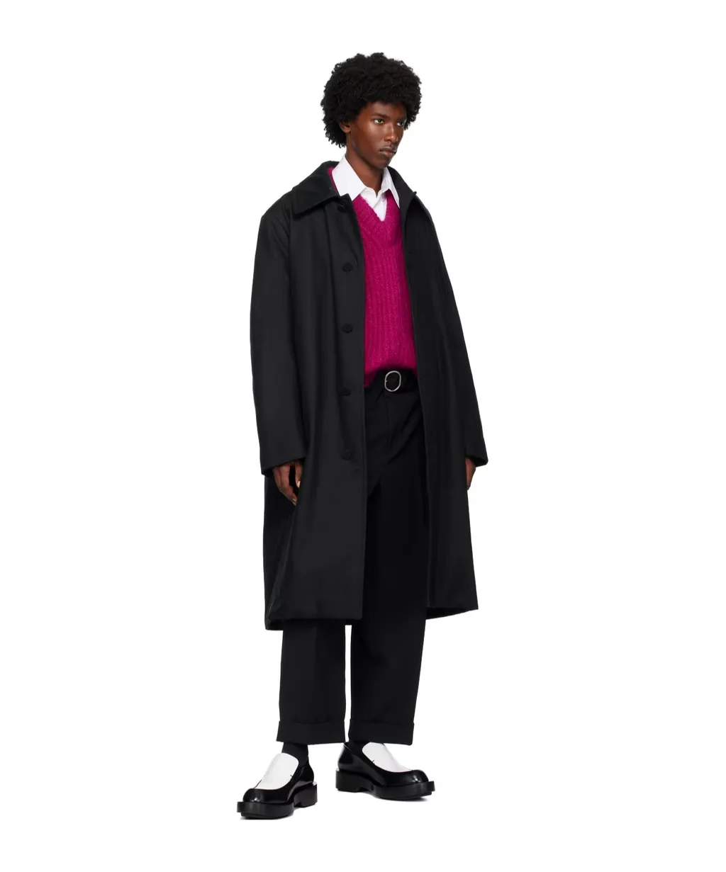 Lapel Button-Down Coat