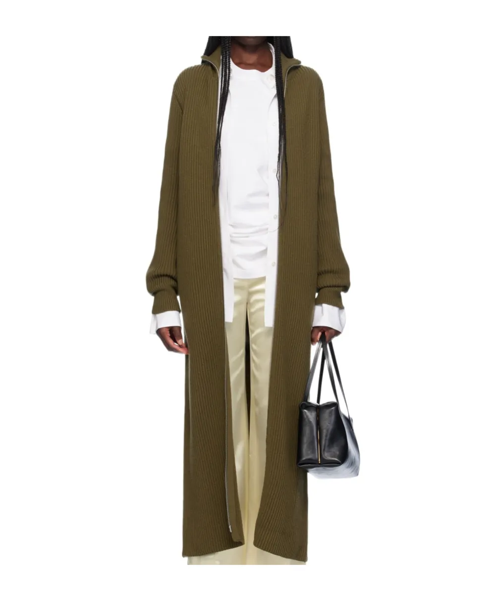 Zip Turtleneck Sweater