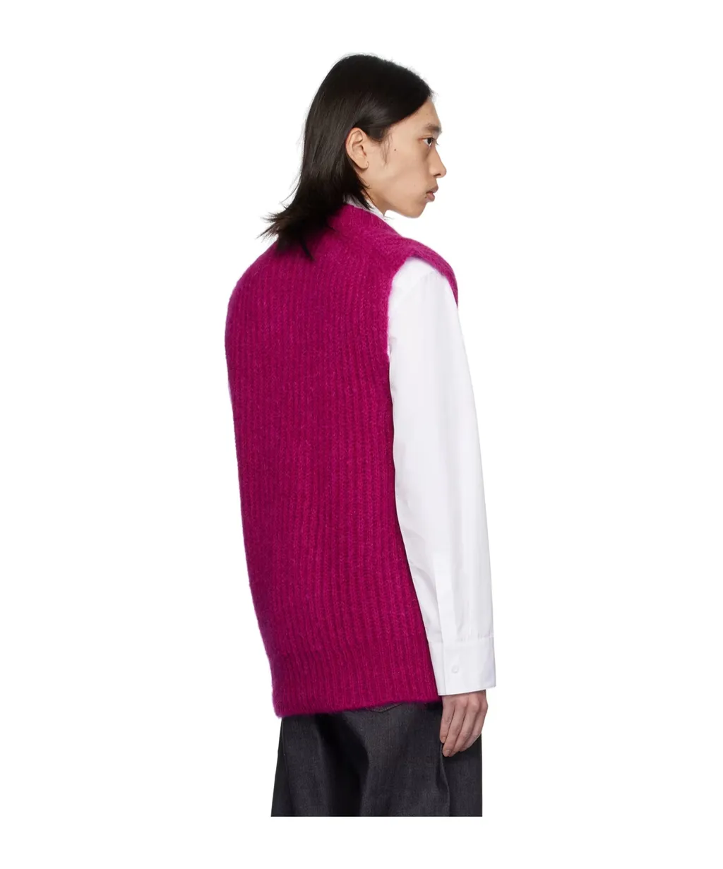 V-Neck Sleeveless Knitted Sweater