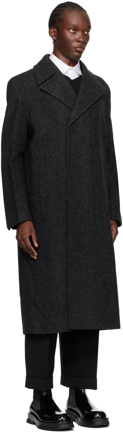 Notched Lapel Coat