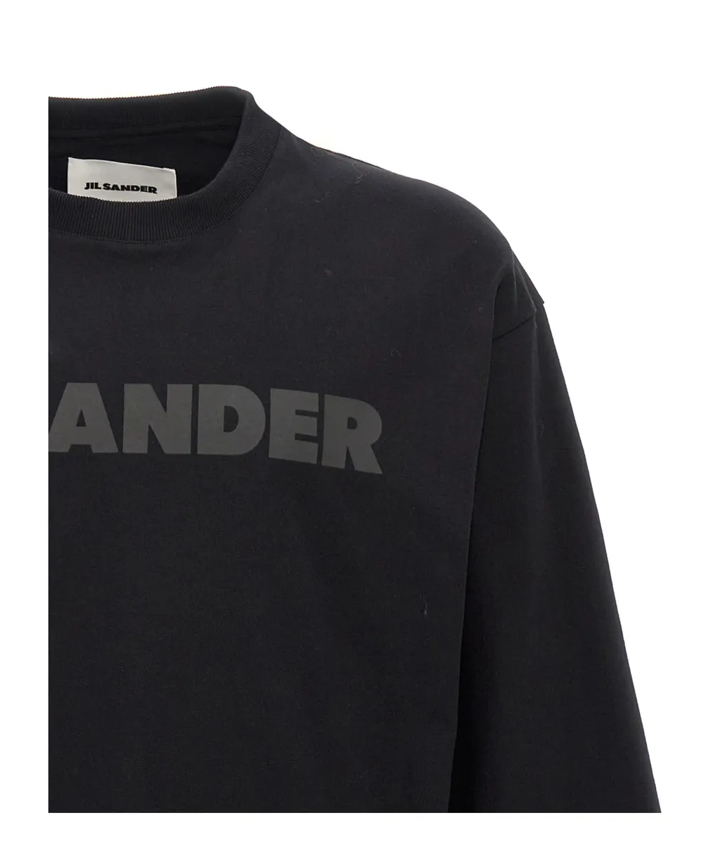 Logo Printed Long-Sleeved T-Shirt