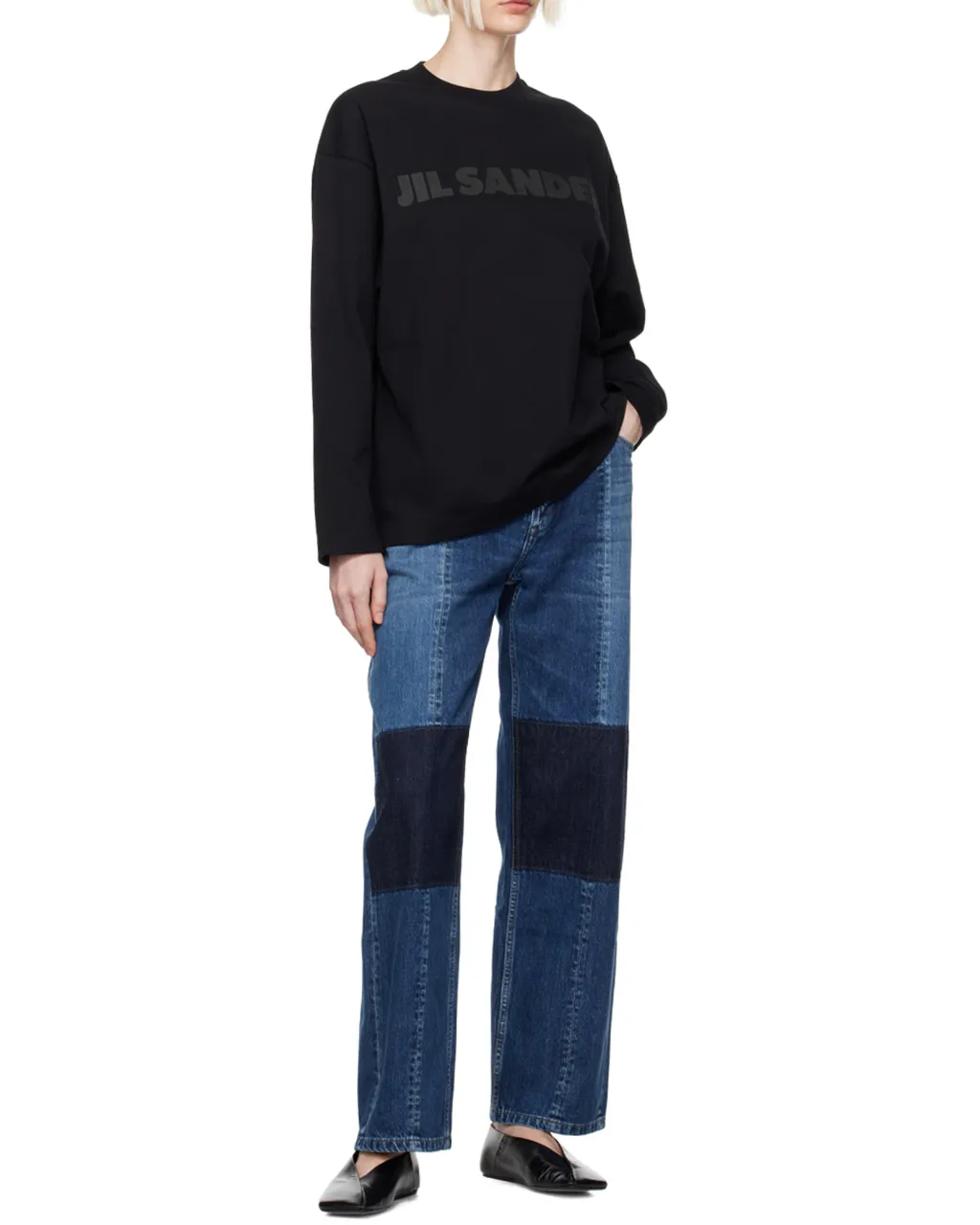 Logo Printed Long-Sleeved T-Shirt