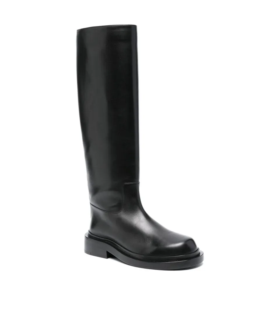 Round Toe Knee-High Boots