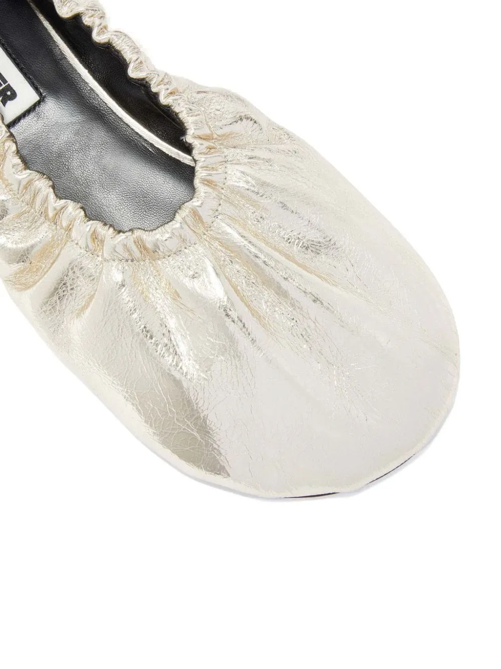 Exaggerated Round Toe Ballerinas