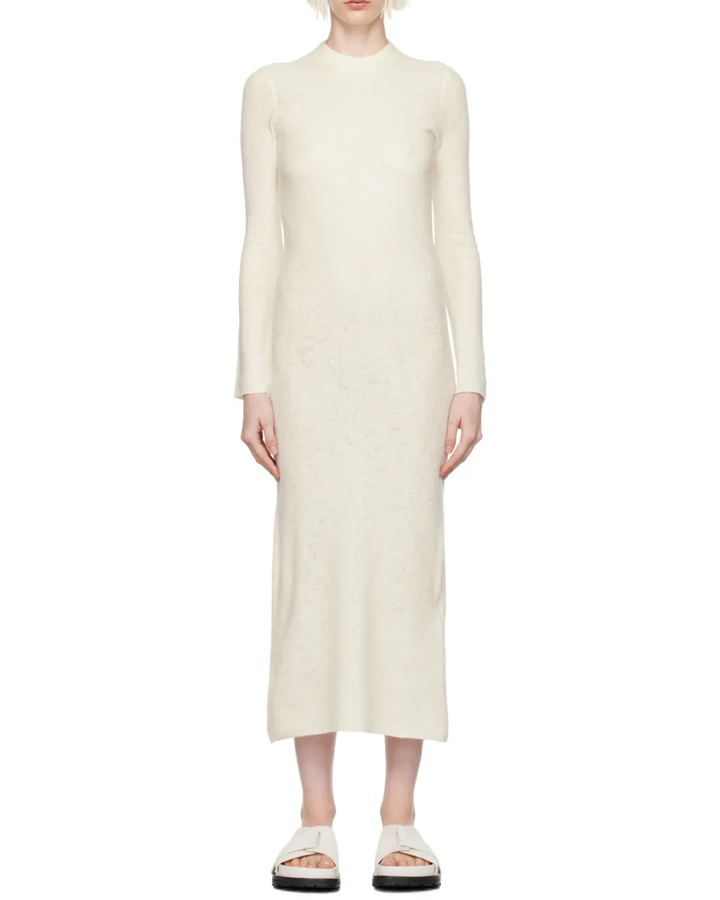 Crewneck Knitted Maxi Dress