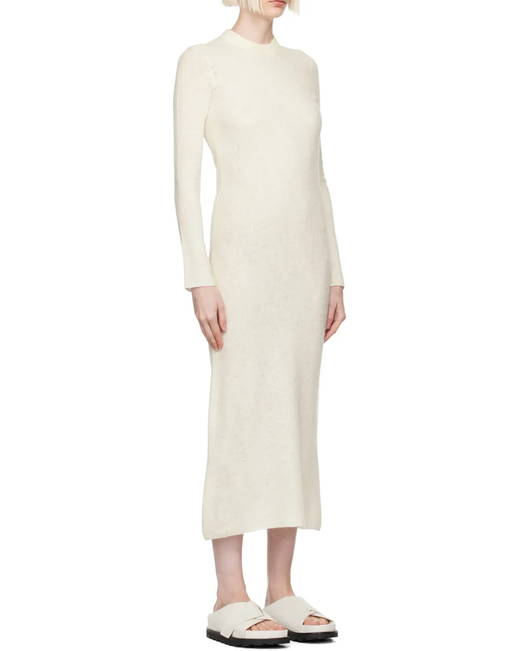 Crewneck Knitted Maxi Dress