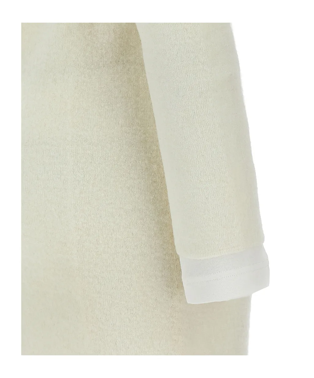 Crewneck Knitted Maxi Dress