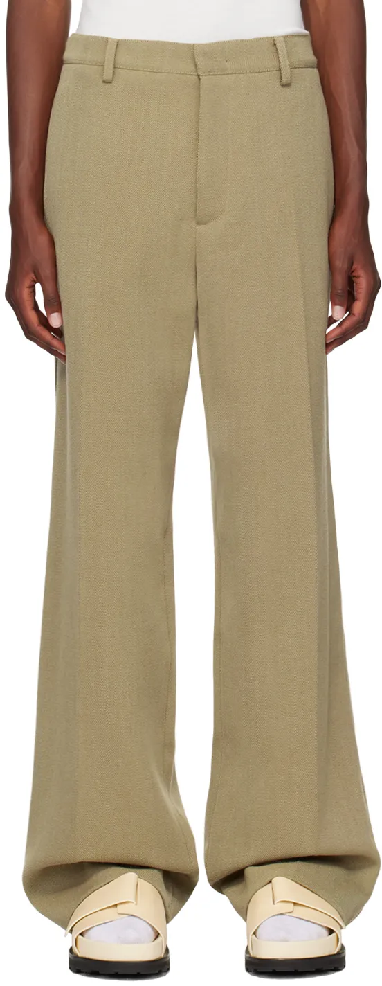 High Waist Straight Leg Pants