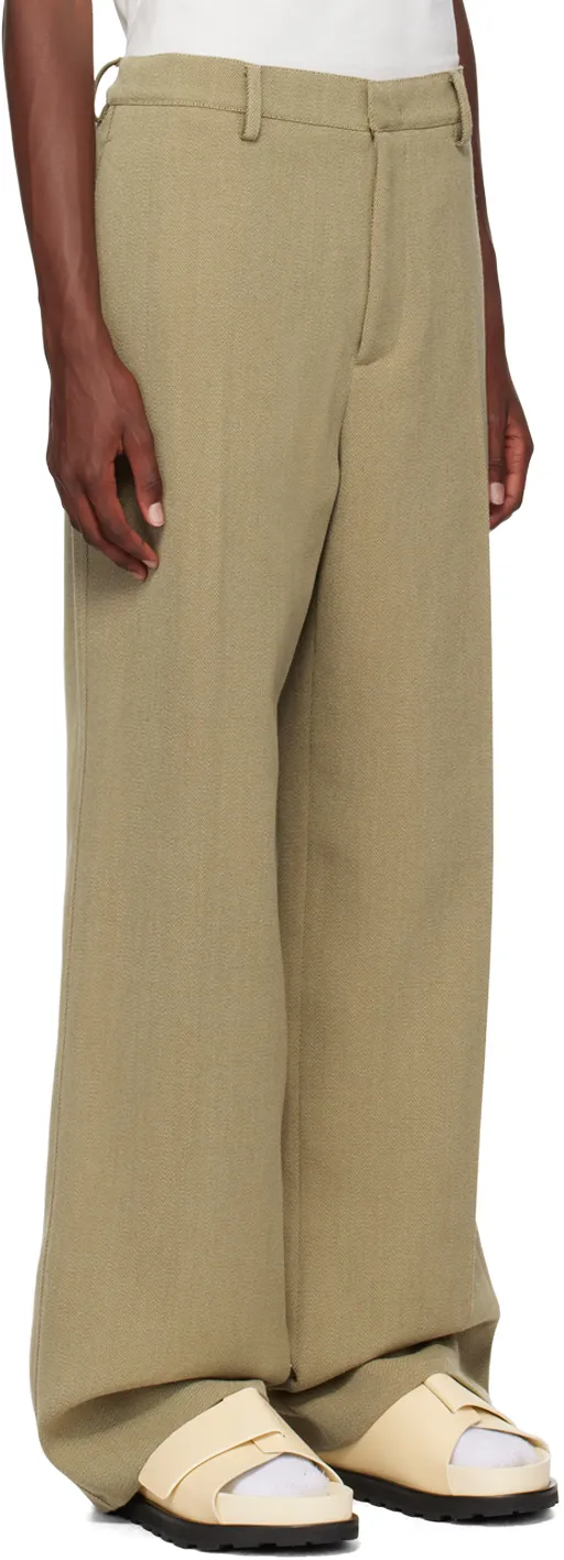 High Waist Straight Leg Pants