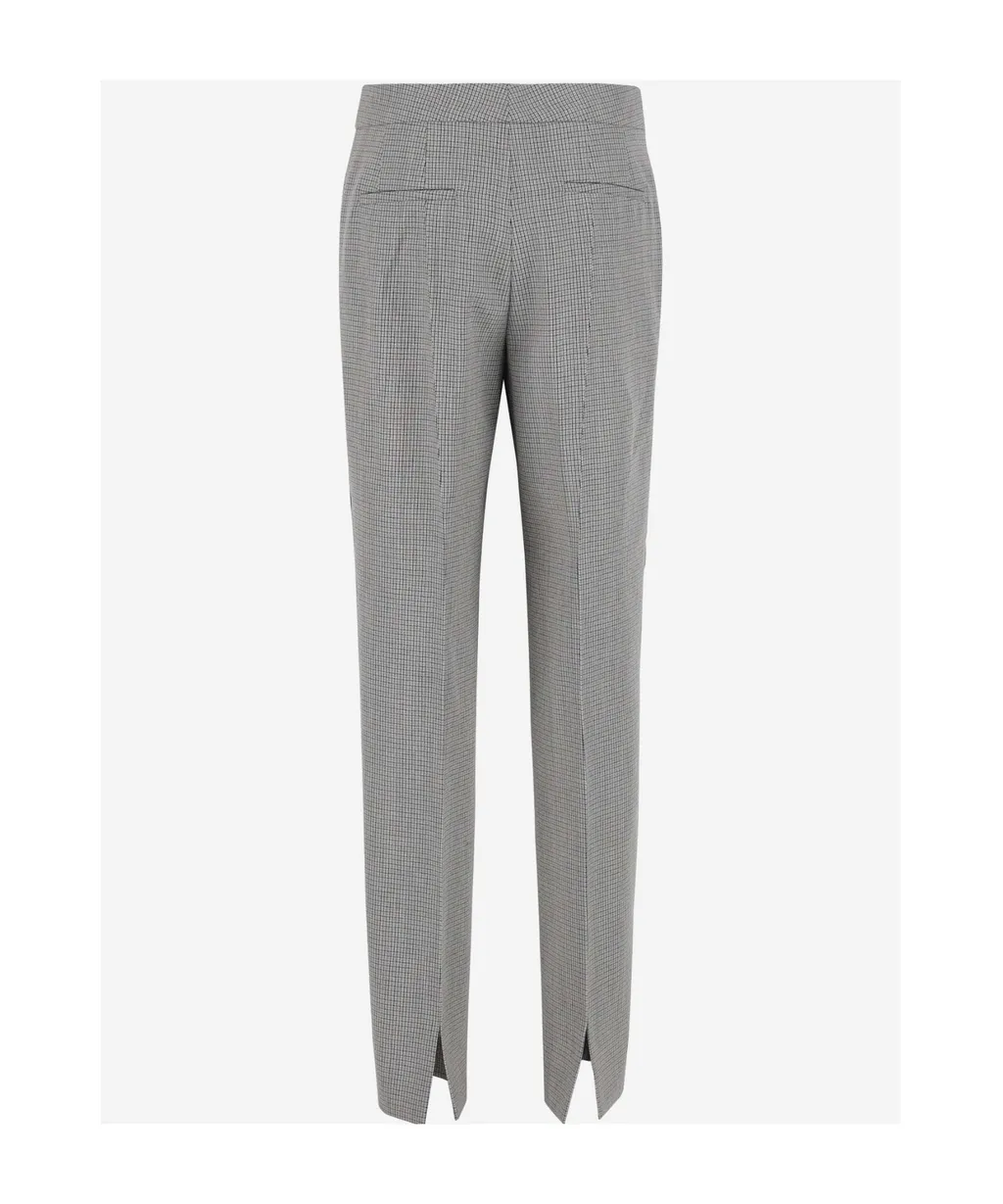 Checked Tailored Trousers