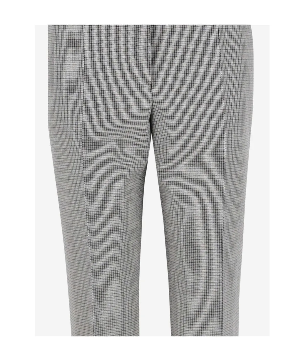 Checked Tailored Trousers