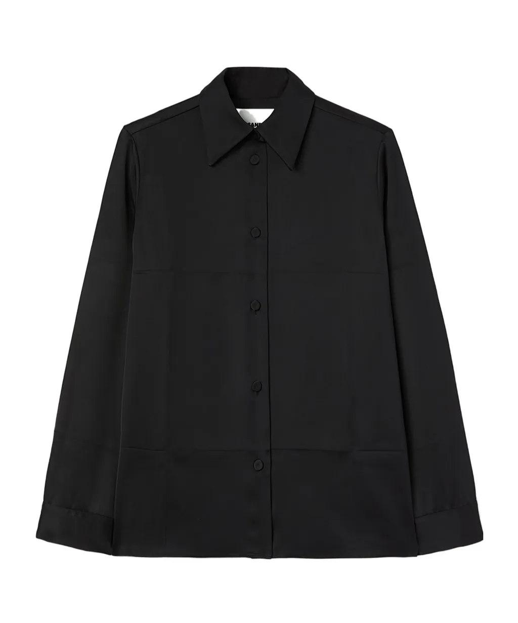 Long-Sleeved Twill Shirt