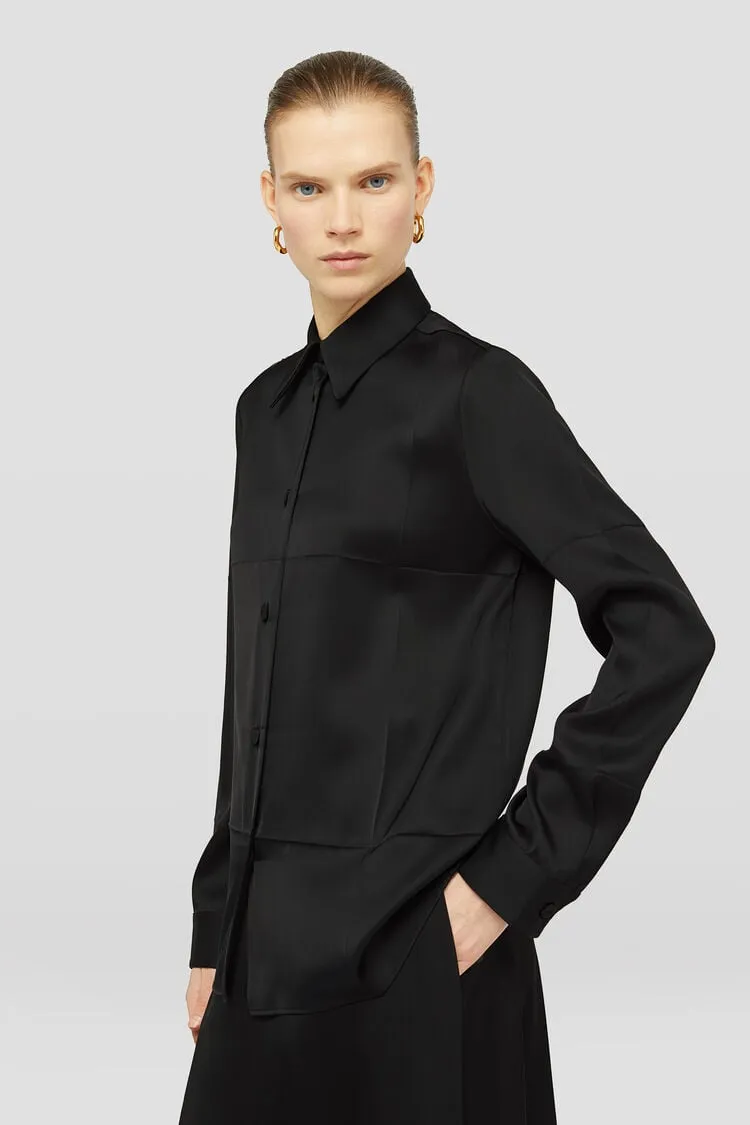 Long-Sleeved Twill Shirt