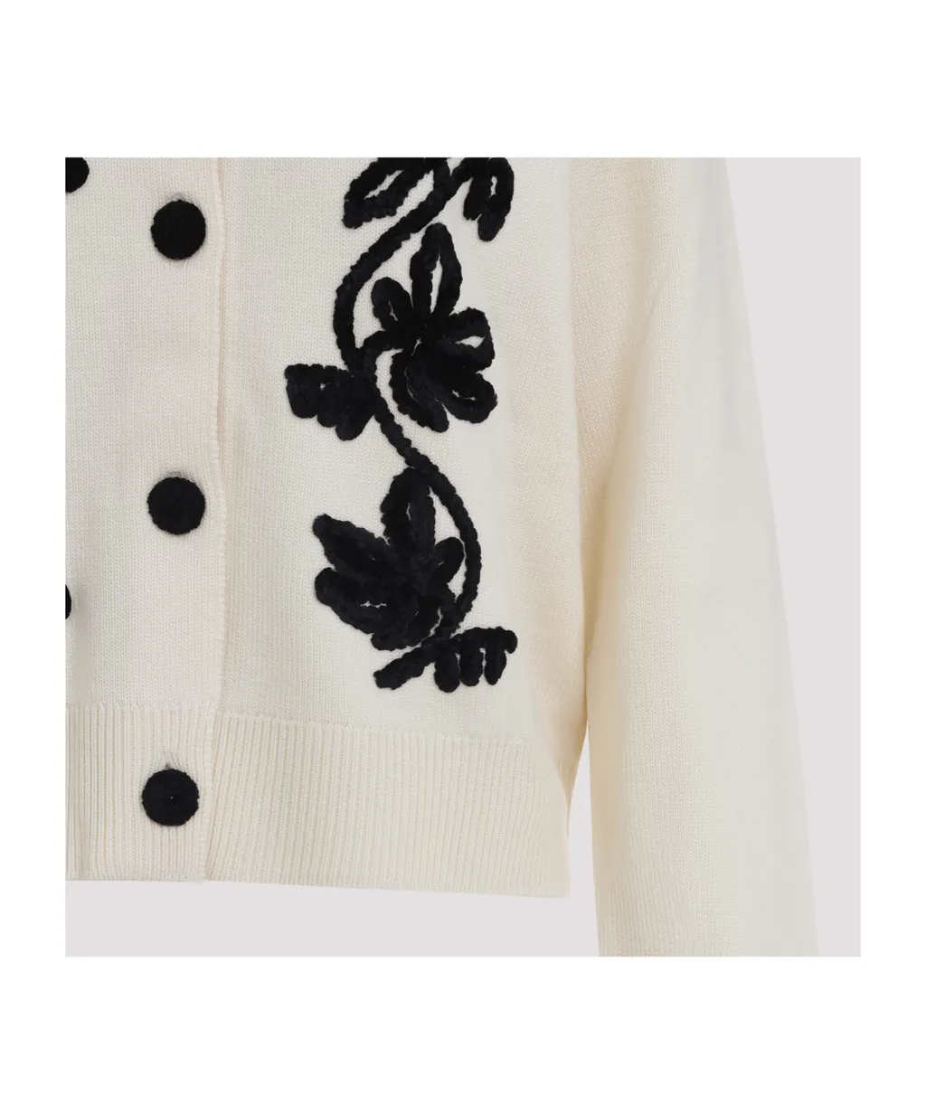 Floral Embroidered Cardigan