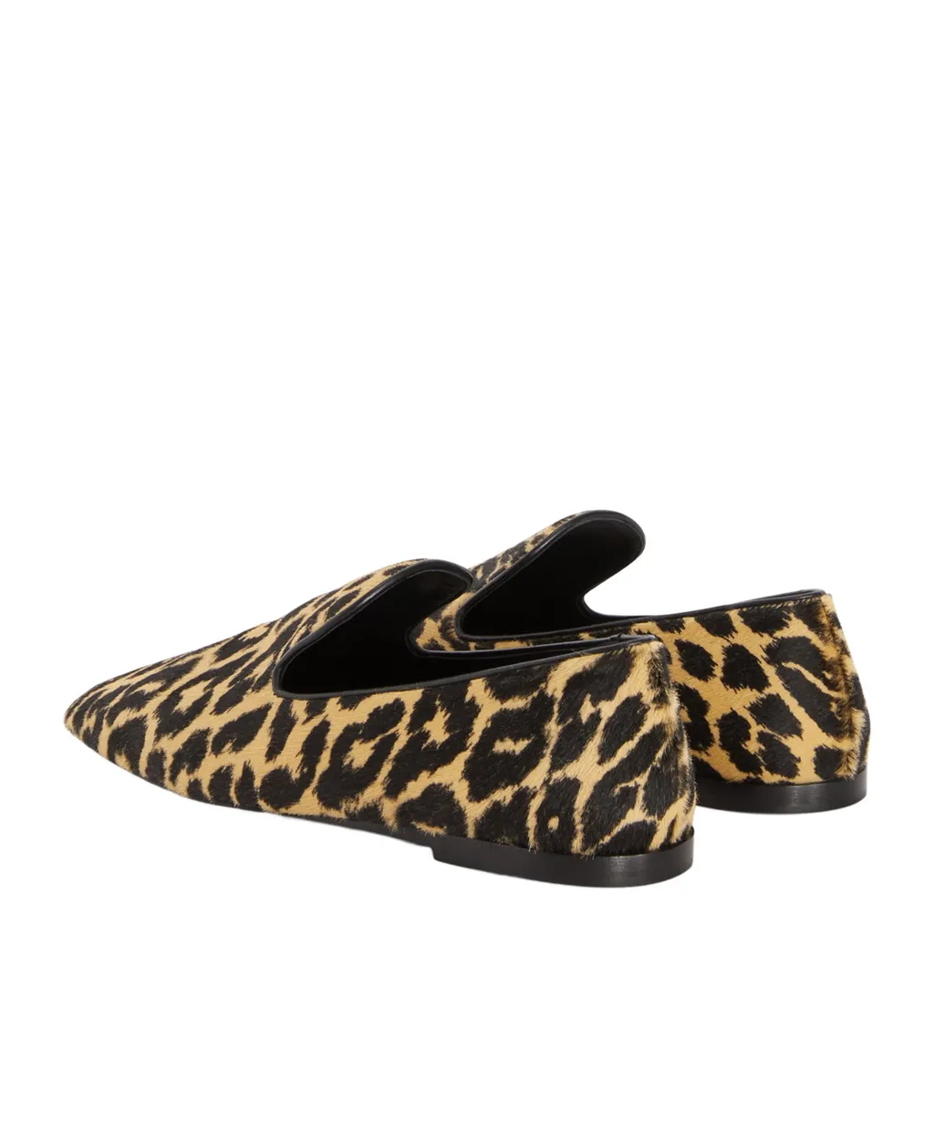 Leopard Printed Flat Loafers