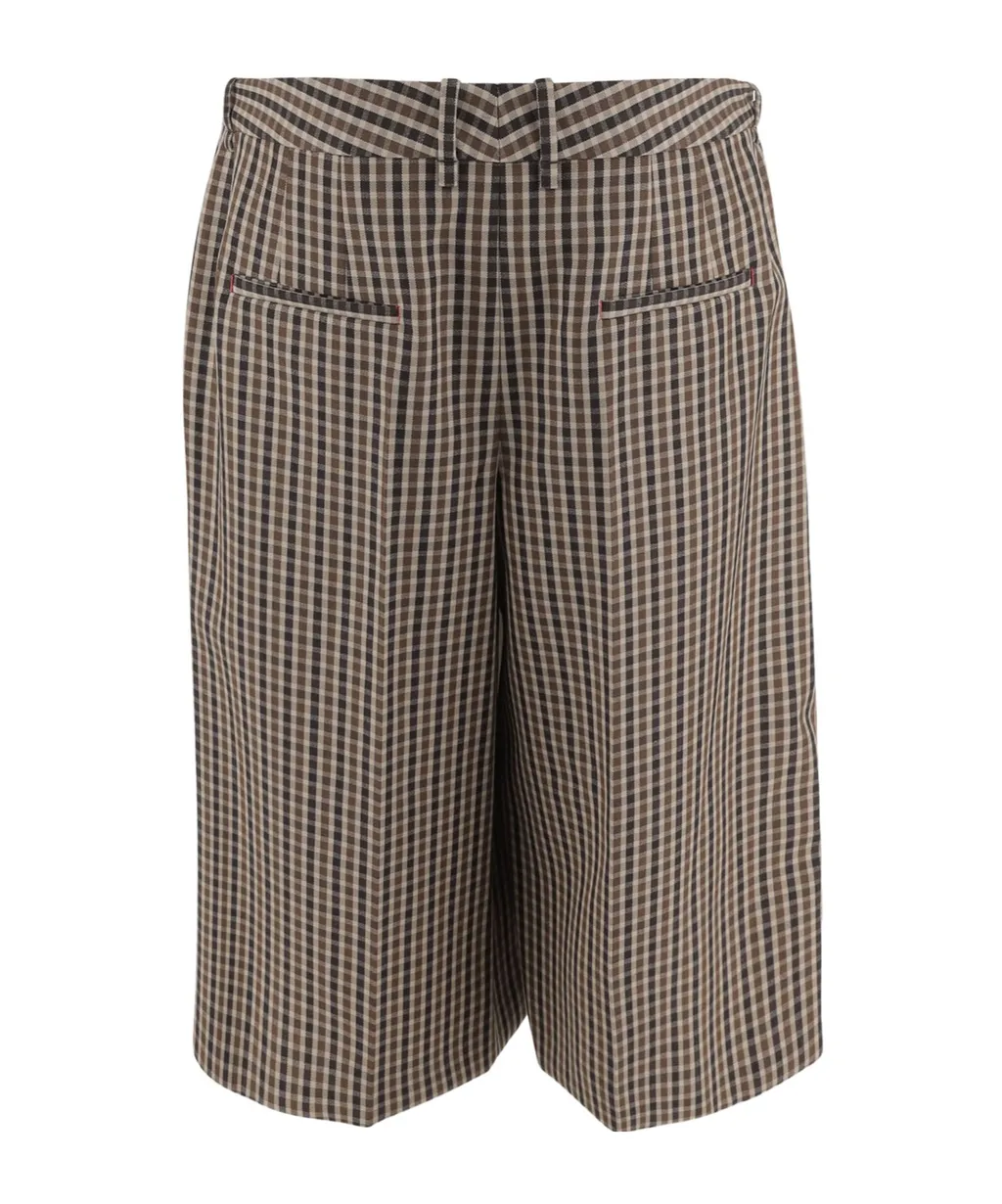 Checked Shorts