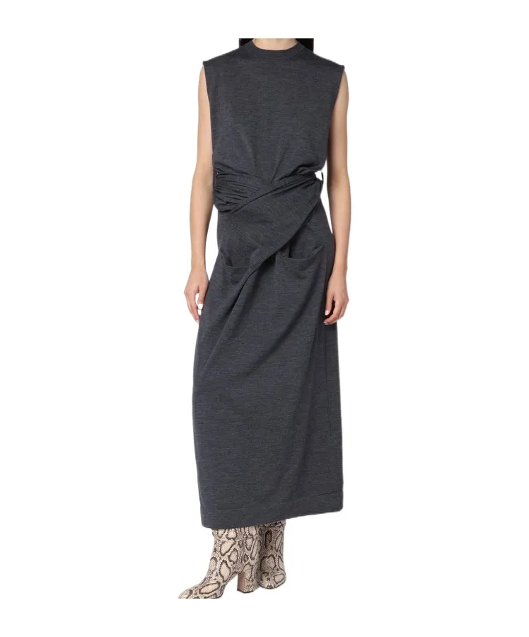 Wrap-Effect Dress