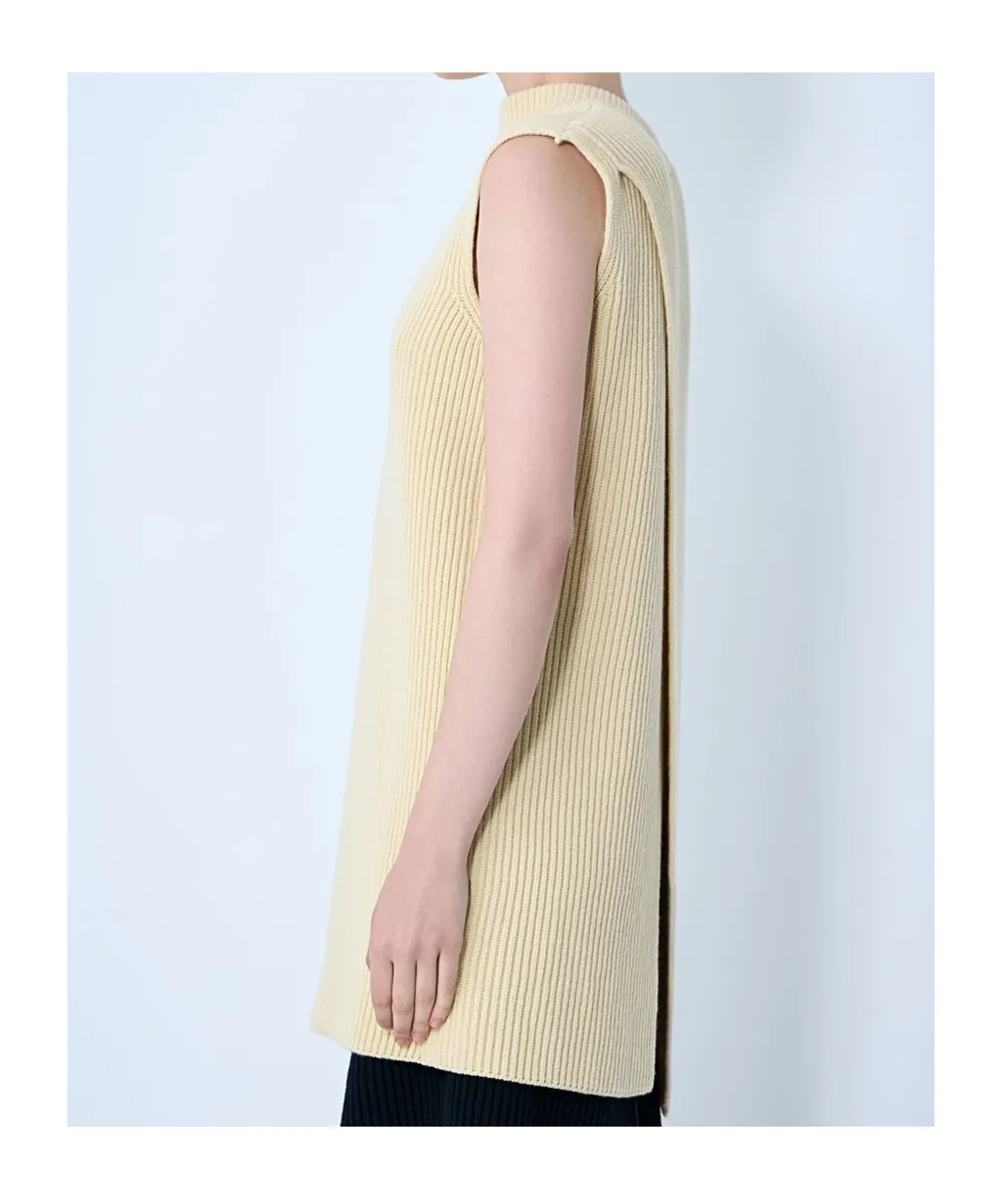 Sleeveless Knitted Vest