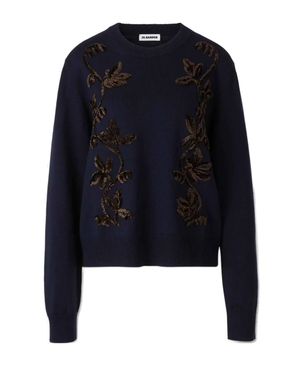Floral Embroidered Jumper