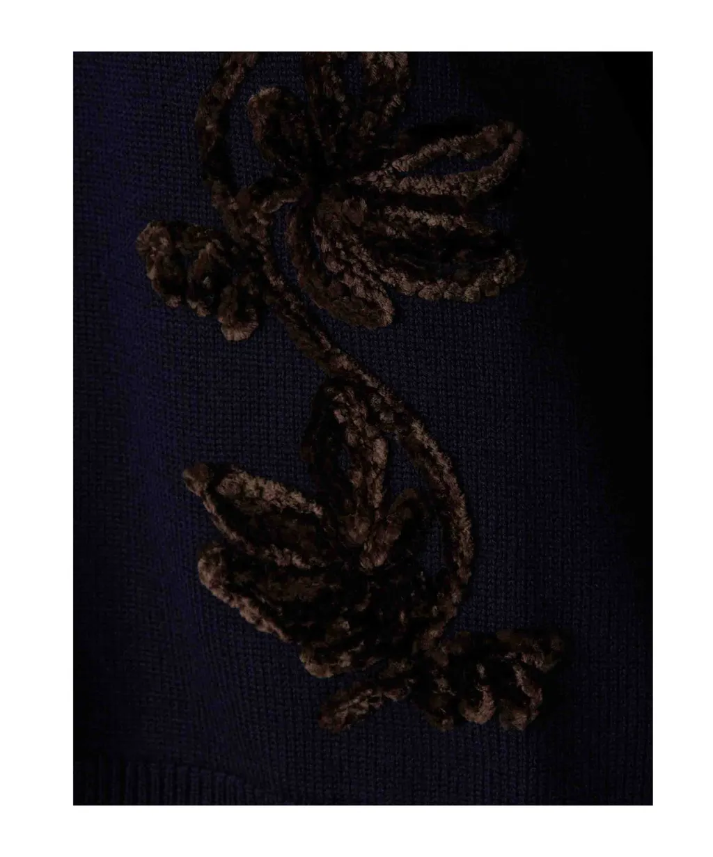Floral Embroidered Jumper