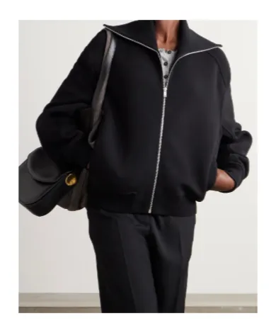 Zipped Bomber Jacket