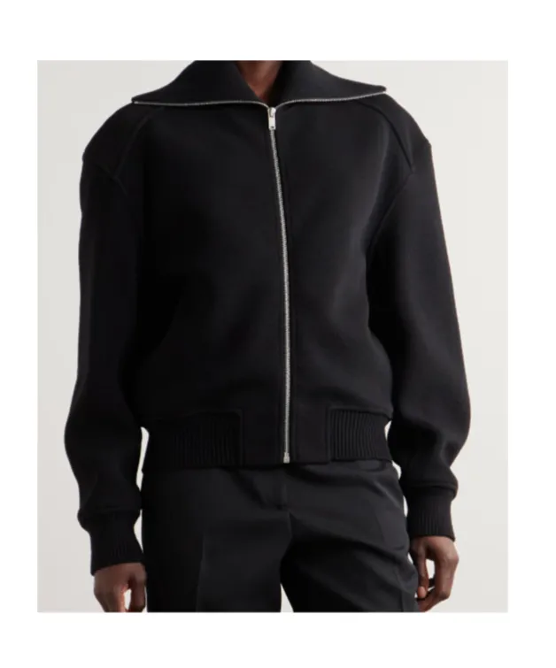 Zipped Bomber Jacket