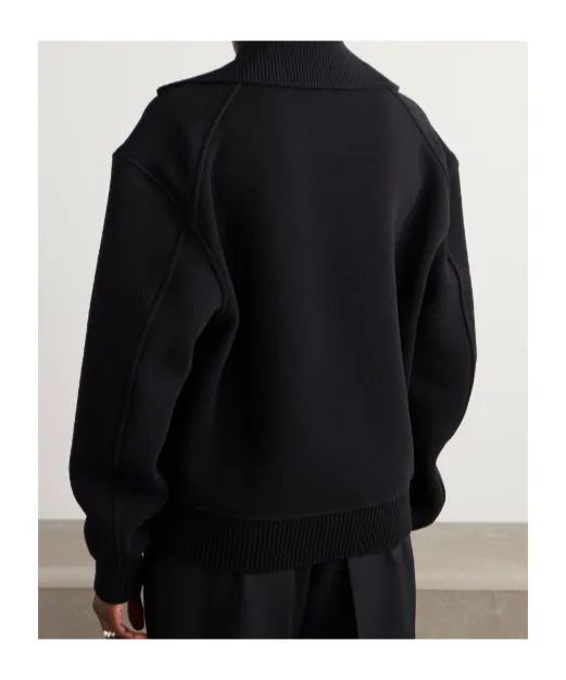 Zipped Bomber Jacket