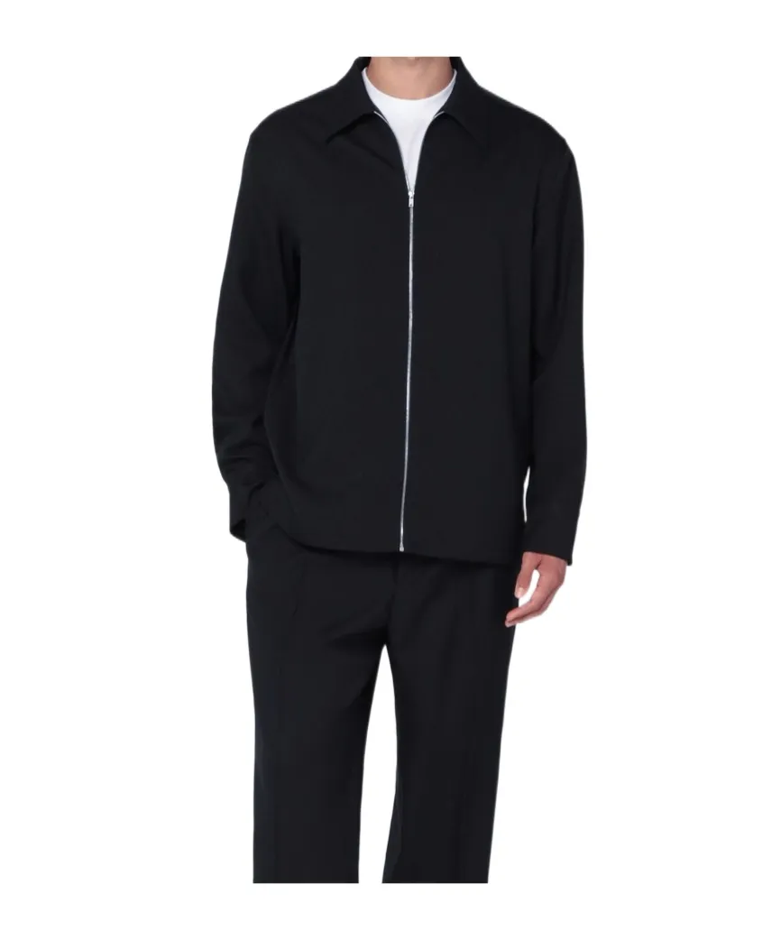 Zip-Fastening Shirt Jacket