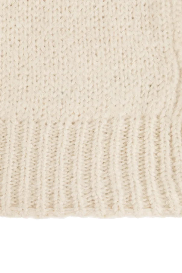 Logo-Patch Knitted Scarf