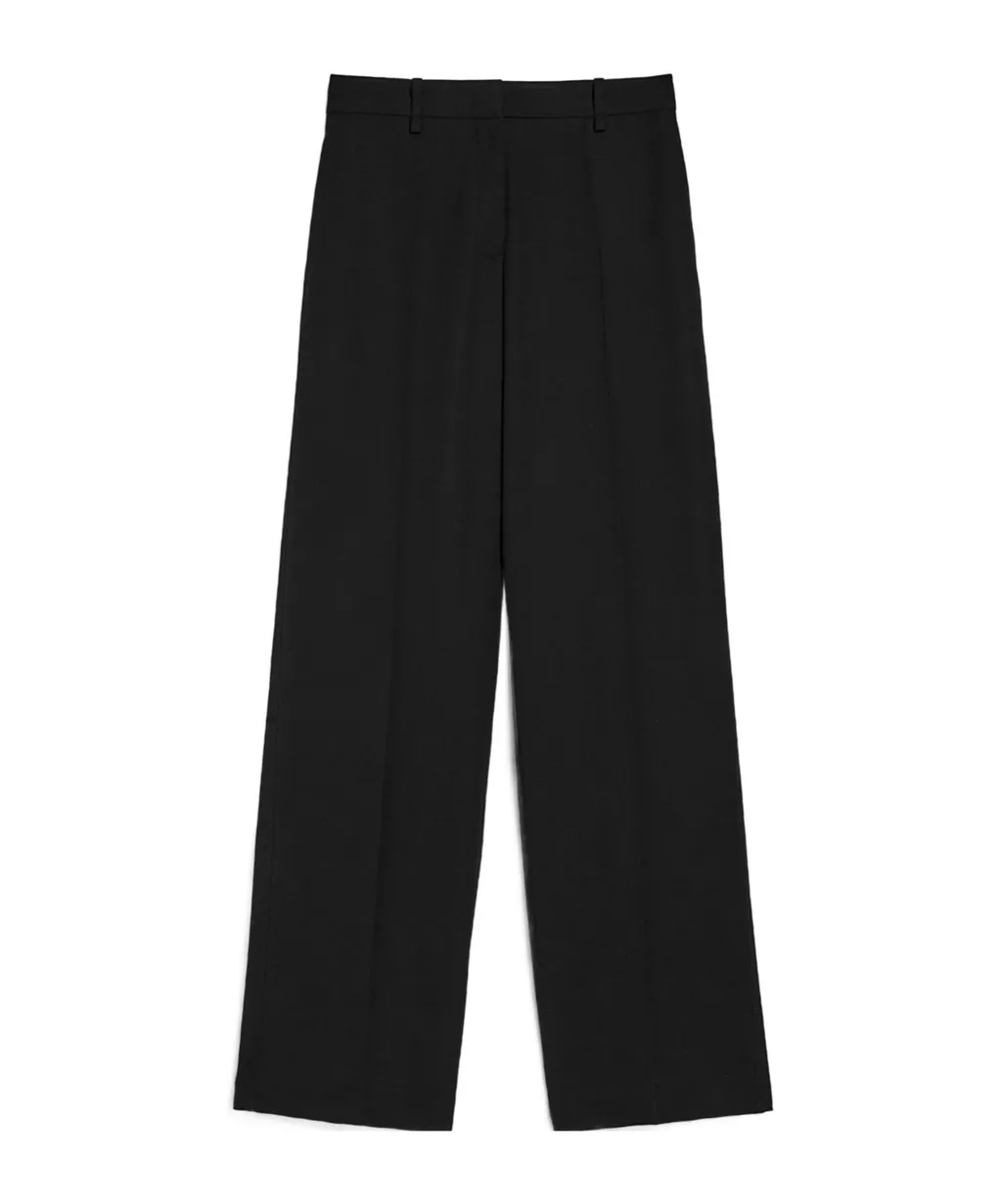 Wool Gabardine Tailored Trousers