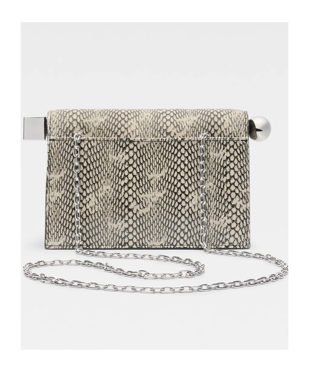 La Petite Pochette Snake Print Clutch