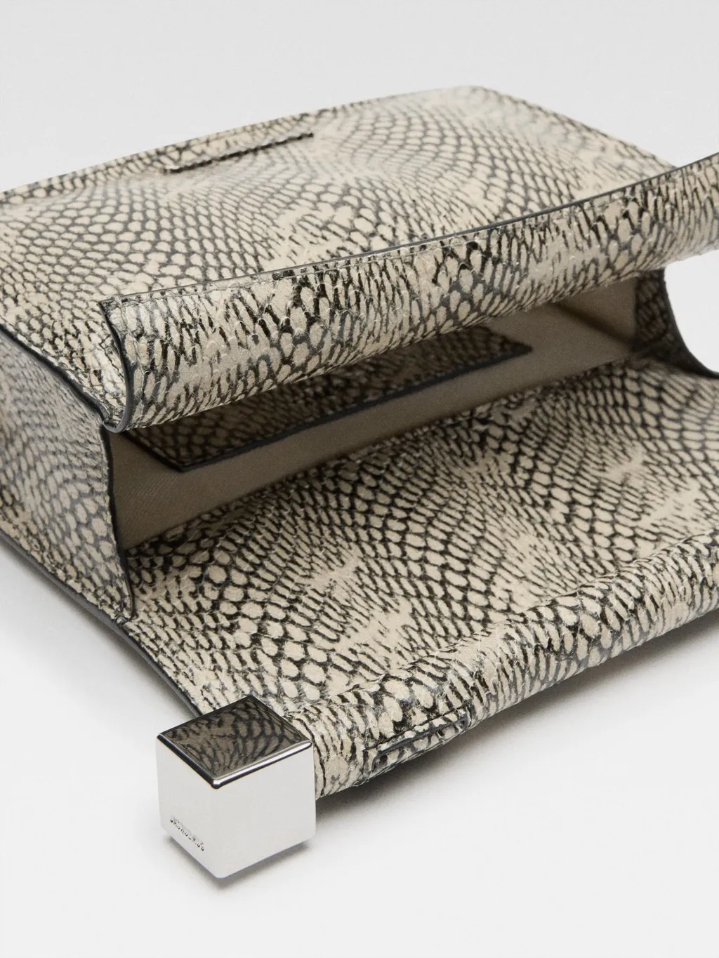 La Petite Pochette Snake Print Clutch