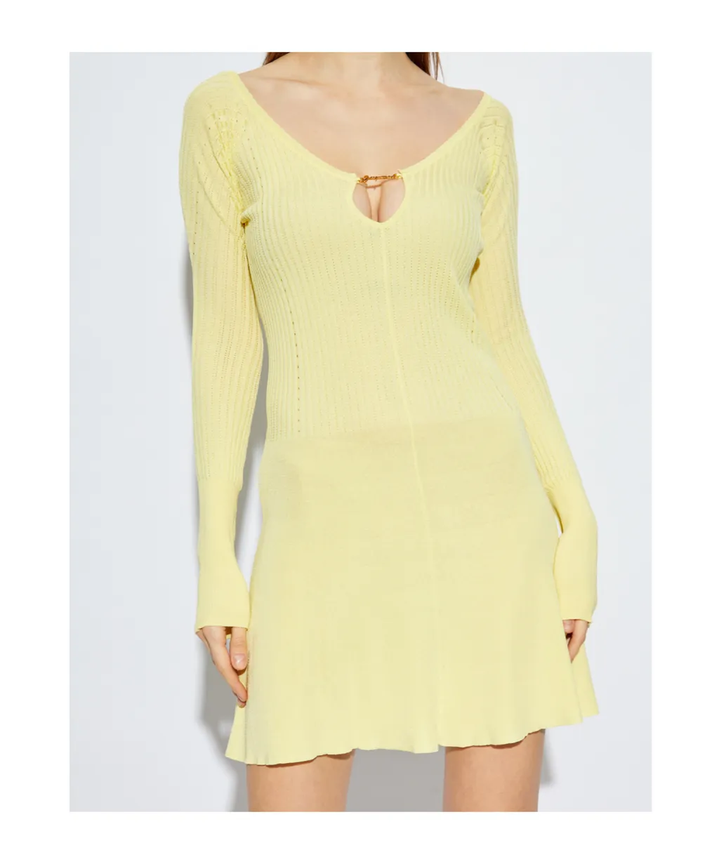Pralù Long-Sleeve Mini Dress