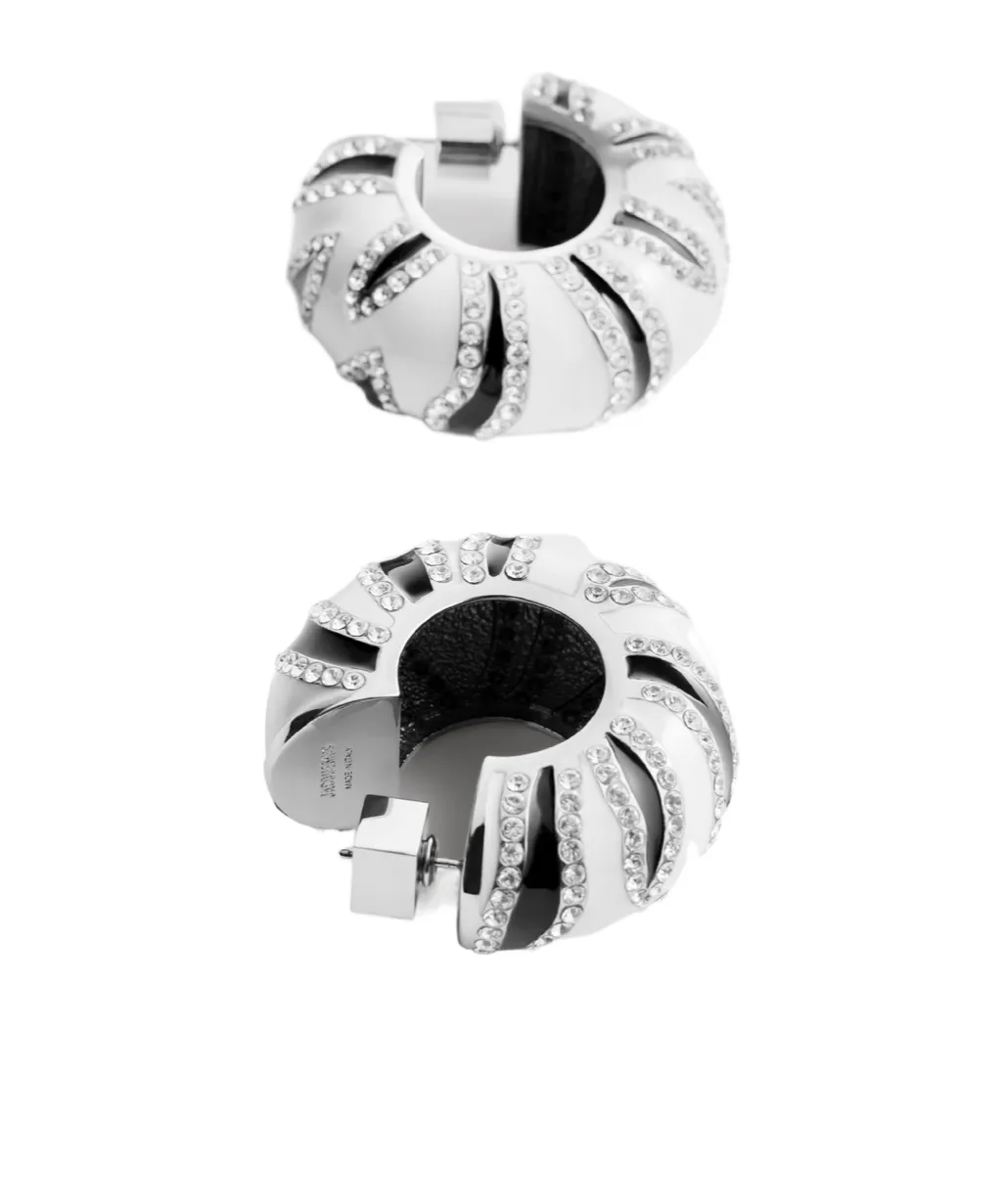 Zebra Embellished Earrings