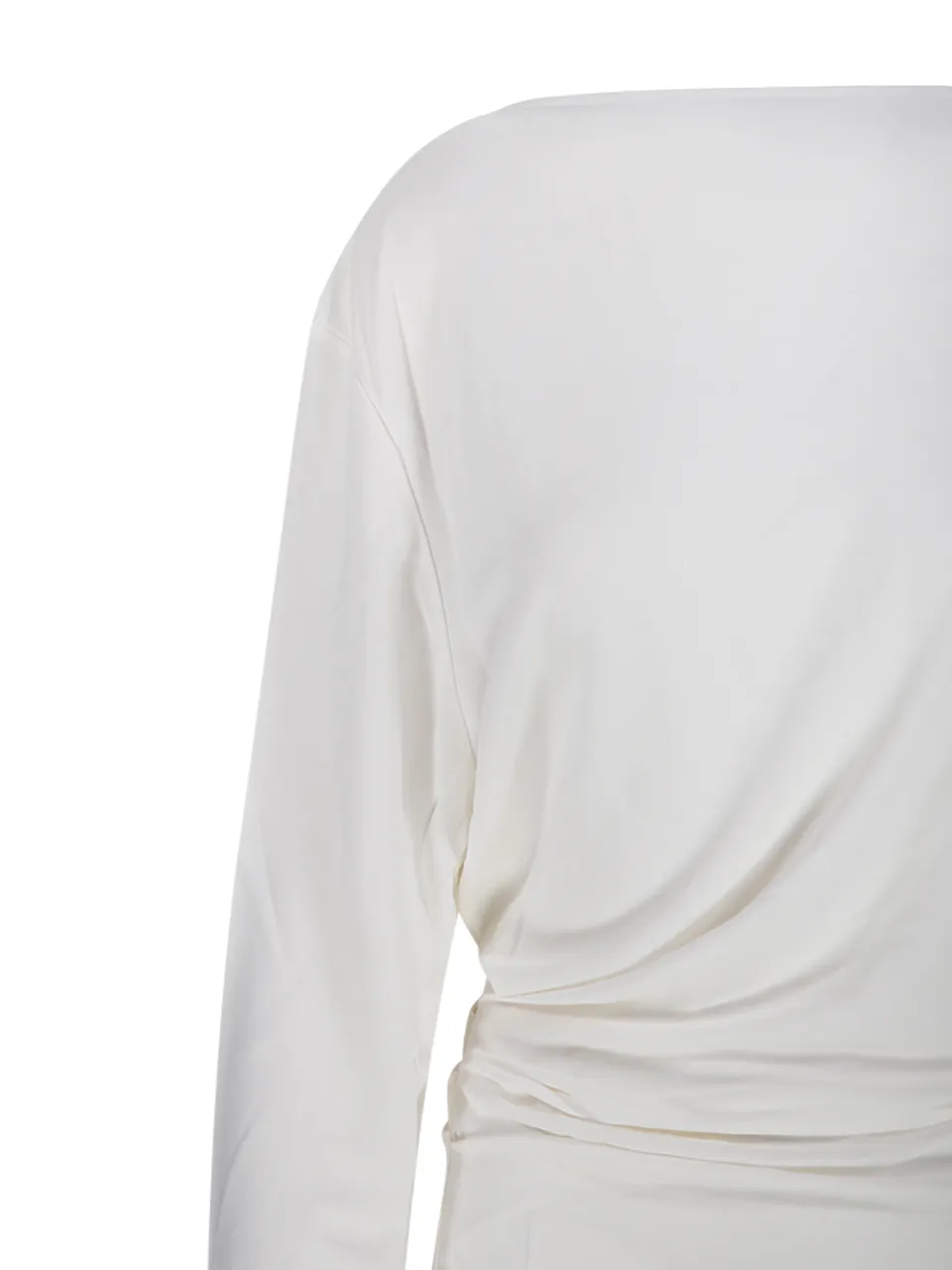 Long-Sleeved Backless Top