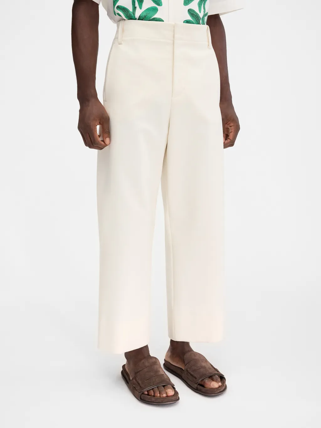 Belt-Loop Casual Pants