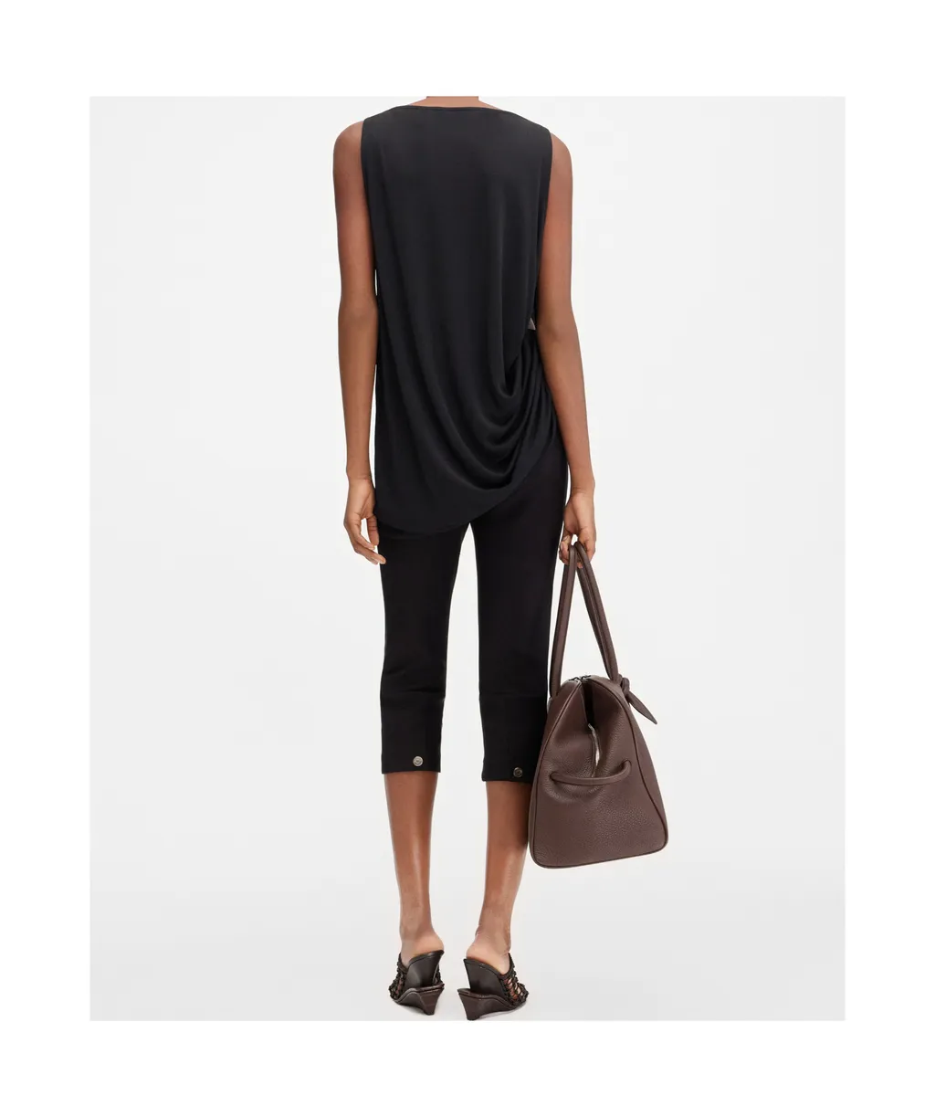 Twist Detailed Asymmetric Tank Top