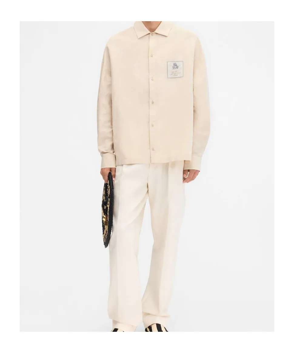 La Chemise Atelier Logo Patch Shirt
